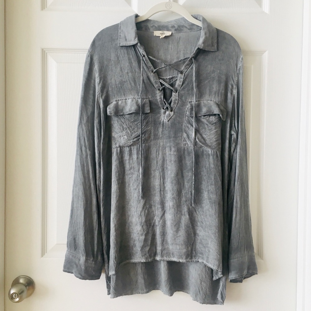 Boutique | Lace-Up Top
